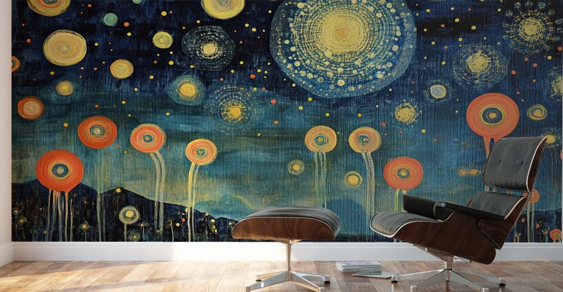 Celestial Bloom NZ92H8 60 Wall Murals