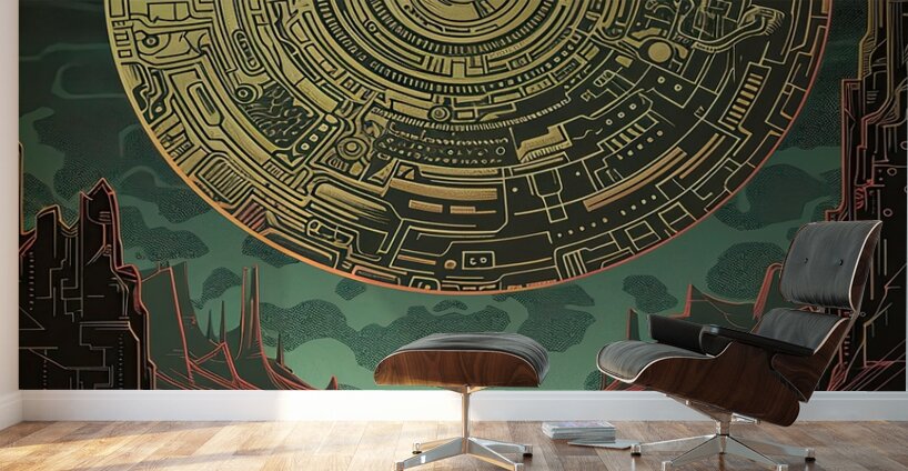Celestial Circuitry H92N5Z 62 Wall Murals