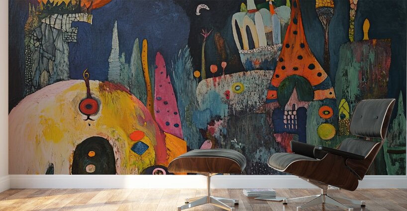 Celestial Cityscape Dream 78HJK 55 Wall Murals