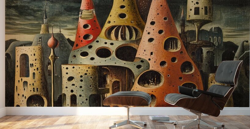 Celestial Cityscapes Y92H7N 60 Wall Murals