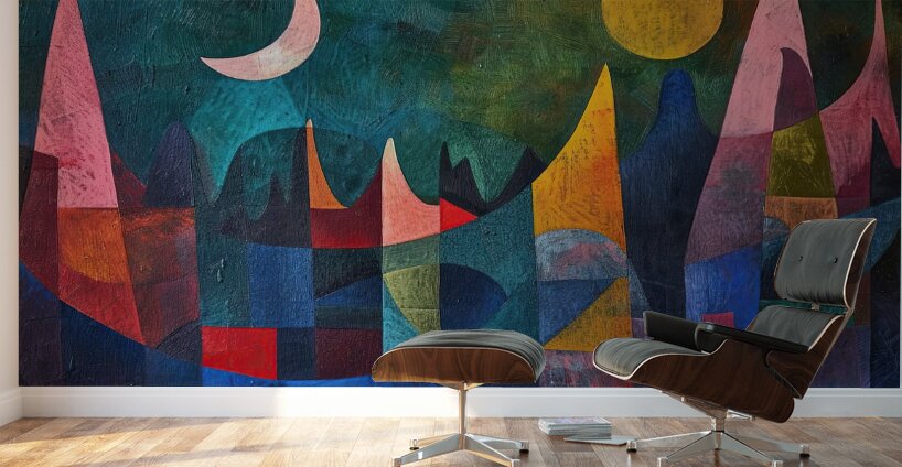 Celestial Cityscape KH295N 63 Wall Murals