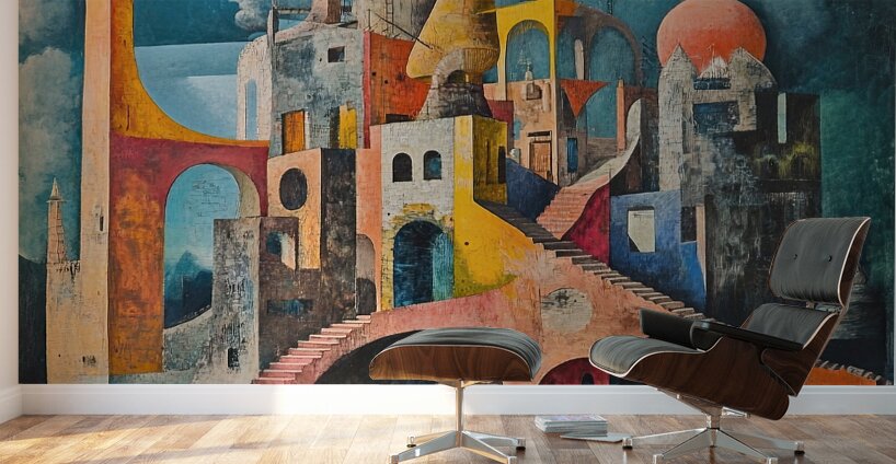 Celestial Cityscape NV93K2 62 Wall Murals