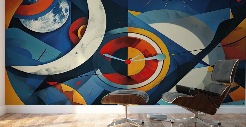 Celestial Clockwork 92HJ8P 63 Wall Murals