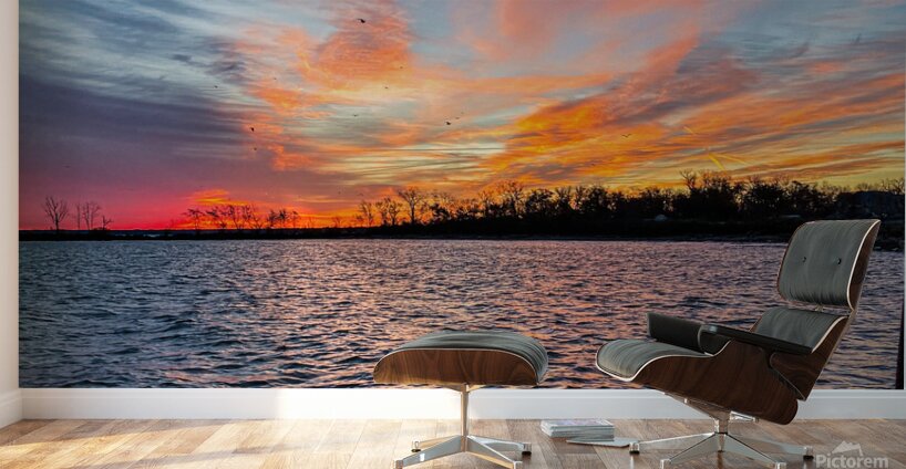 Erie Sunrise Wall Murals