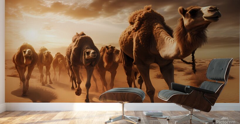 The great race Wall Murals