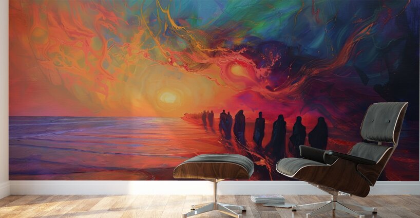 Celestial Procession H92N3Z 63 Wall Murals