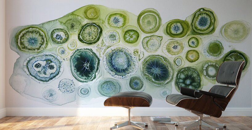 Cellular Echoes ZH92N5 47 Wall Murals