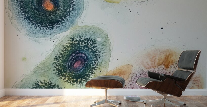 Cellular Echoes ZH92N5 55 Wall Murals