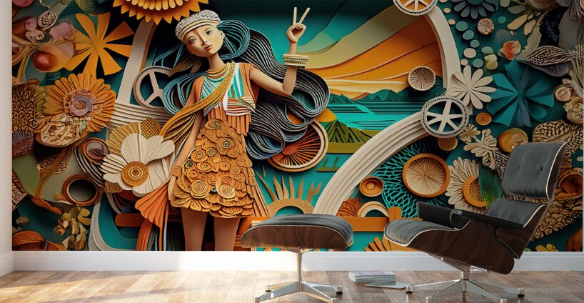 Groovy Wall Mural 2 Wall Murals