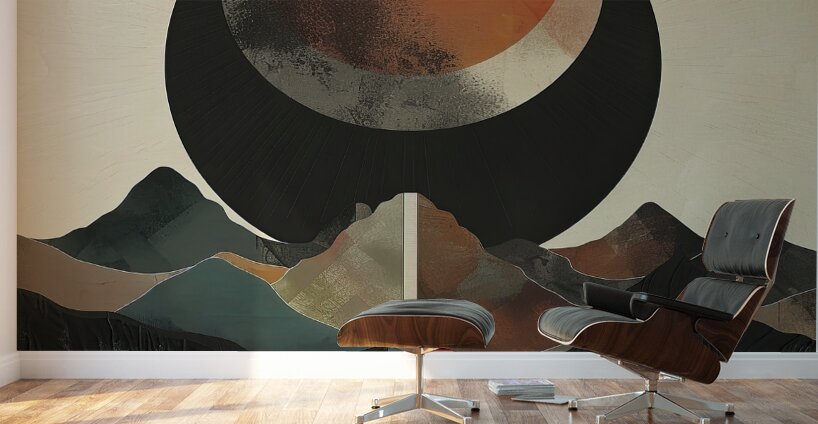 Celestial Echoes Across Peaks Y92H5N 57 Wall Murals