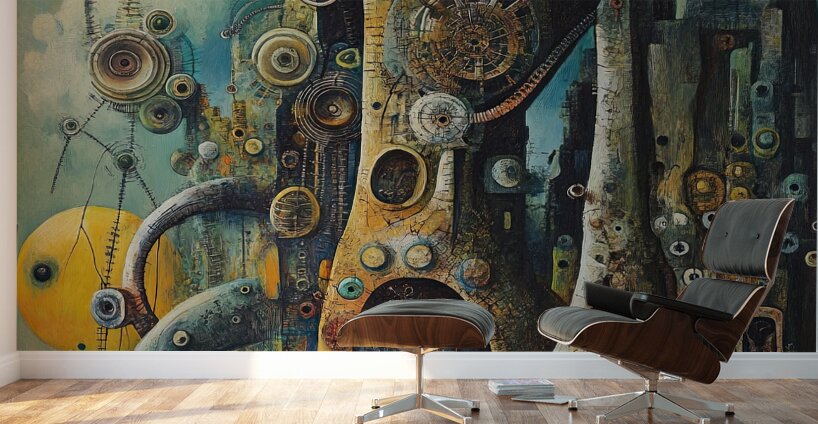 Celestial Machinations ZX98HJ 62 Wall Murals
