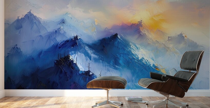 Celestial Summit Glow H9P4Z2 57 Wall Murals