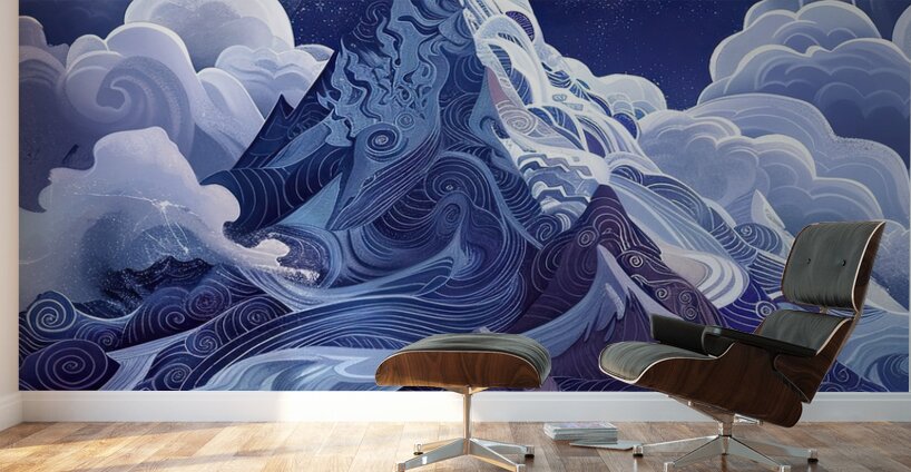 Celestial Summit Ascent J9P2N3 64 Wall Murals