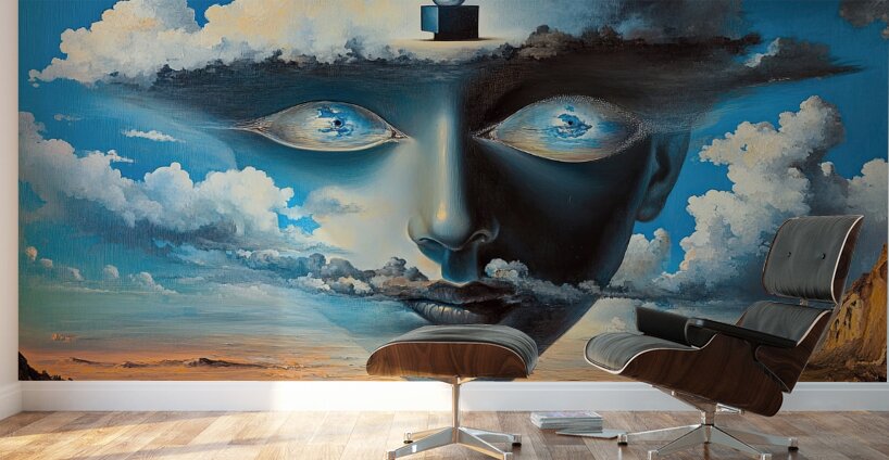Celestial Visage H9P4Z2 60 Wall Murals