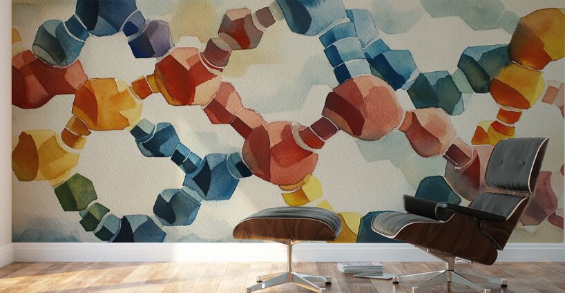 Cellular Harmony N493HZ 55 Wall Murals
