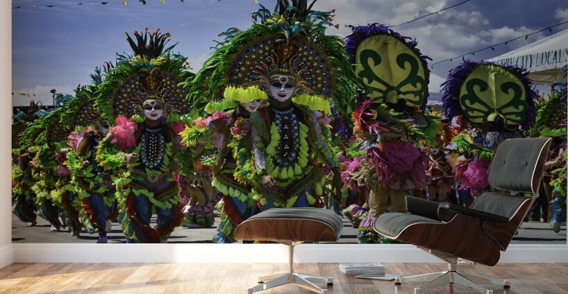 Sinulog Festival Street Dancers – Cebu City Philippines Wall Murals