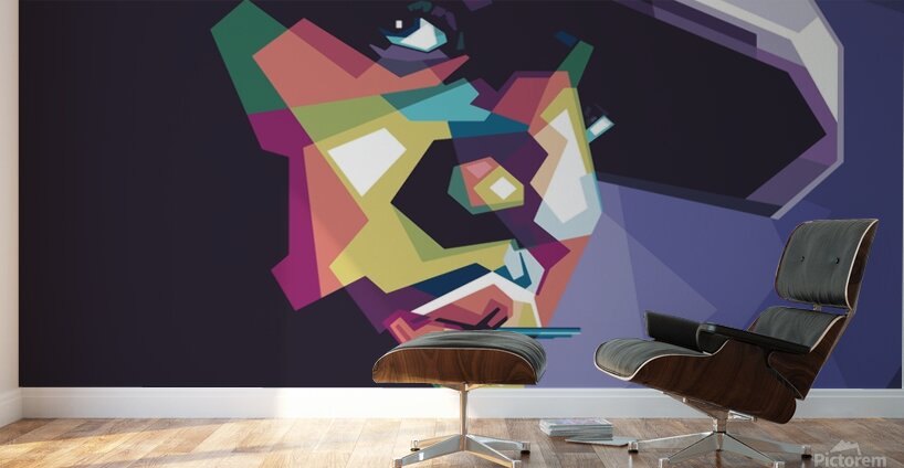 Biggie WPAP fanart Wall Murals