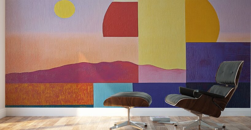 Chromatic Horizon 79B2D3 47 Wall Murals
