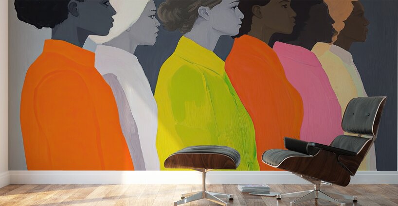 Chromatic Humanity 79B2N5 62 Wall Murals