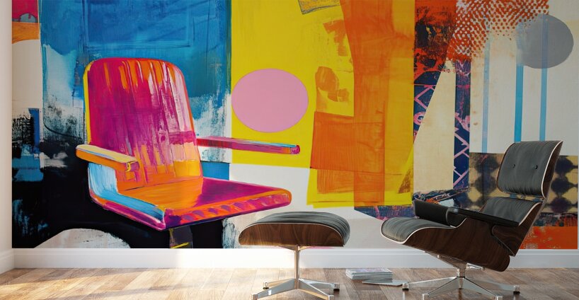 Chromatic Interior 2P9H3N 58 Wall Murals