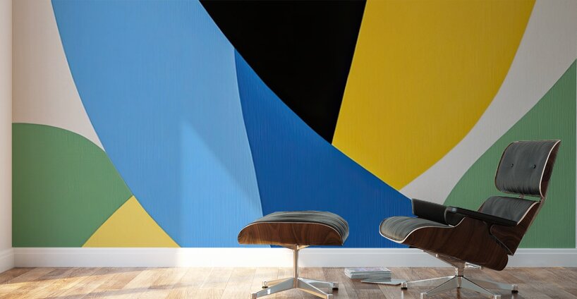 Chromatic Interplay 48H9N2 65 Wall Murals