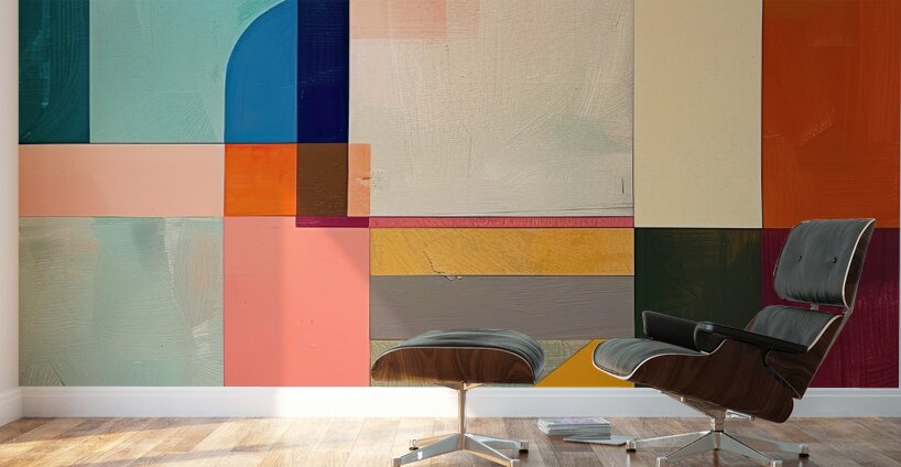 Chromatic Interplay 48H9N 55 Wall Murals