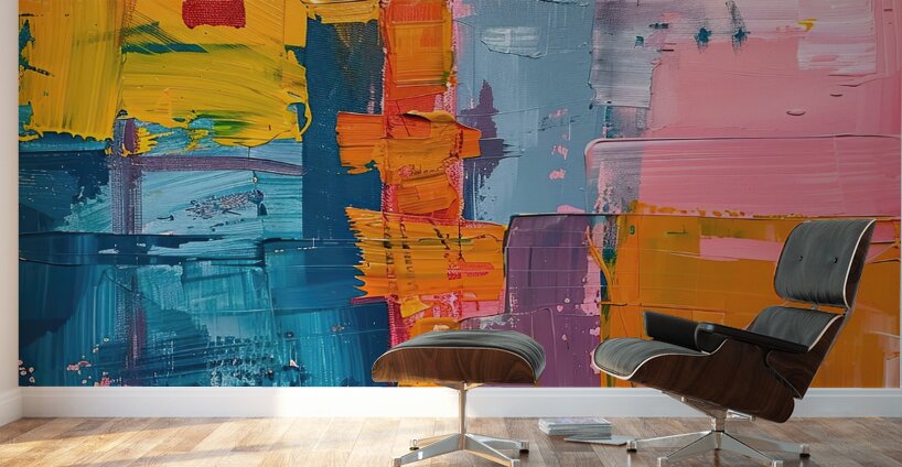 Chromatic Interplay 529HJ 47 Wall Murals