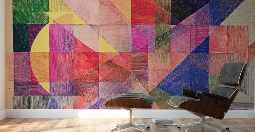 Chromatic Interplay 7H3N2Z 45 Wall Murals