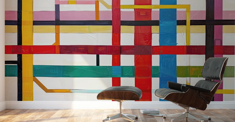 Chromatic Interplay 7H3N2P 45 Wall Murals