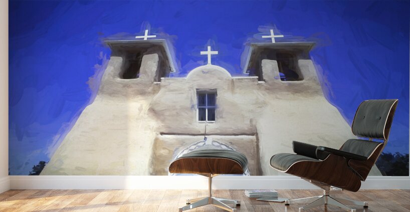 San Francisco de Asis Mission Church Taos Mission X101 Wall Murals