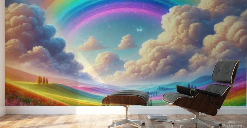 charming colorful nature 4 Wall Murals