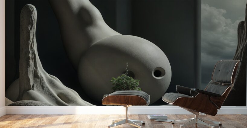  Bulbous Structure  Wall Murals