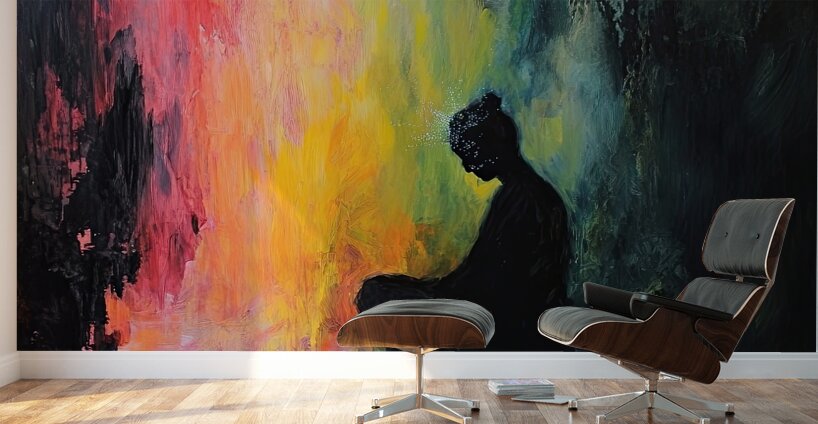 Chromatic Meditation H3N2P9 48 Wall Murals
