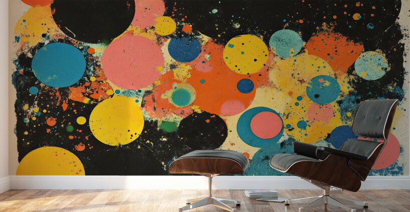 Chromatic Orbs Y89Z5H 60 Wall Murals