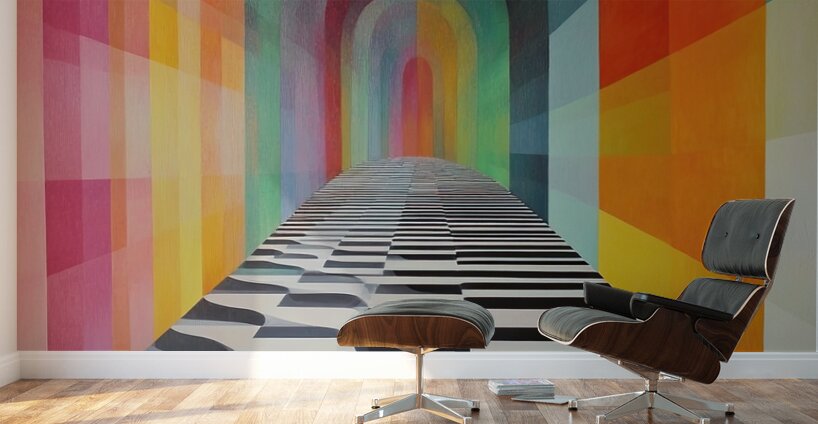 Chromatic Passage 79B2N5 64 Wall Murals