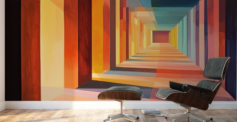 Chromatic Passage 7P3H2N 52 Wall Murals