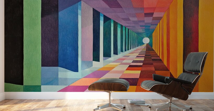 Chromatic Passage H3N2P9 57 Wall Murals