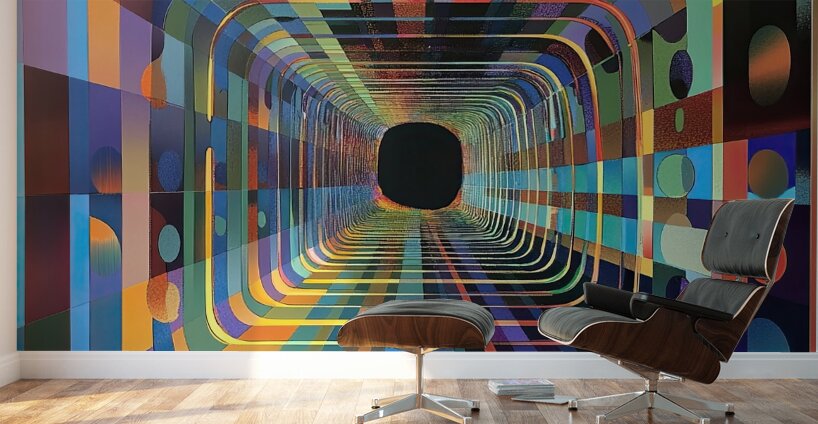 Chromatic Passage H92D3N 62 Wall Murals