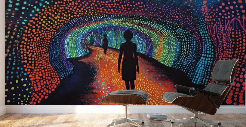 Chromatic Passage N2Z8HG 58 Wall Murals
