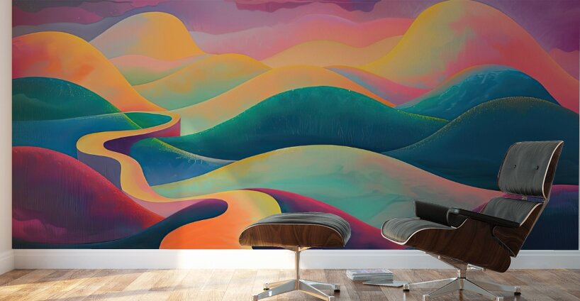 Chromatic Passage ZX49N7 55 Wall Murals