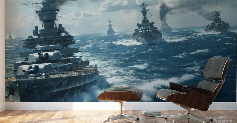 Battle on the North Sea 2 1 Wall Murals