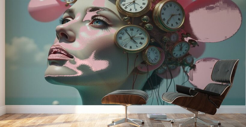 time on Wall Murals