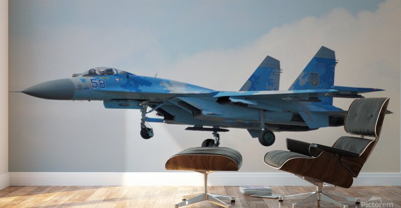  Ukrainian Air Force Sukhoi Su 27P1M RIAT Wall Murals