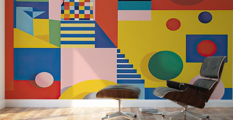 Chromatic Playground 48H9N2 64 Wall Murals
