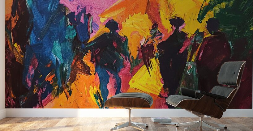 Chromatic Procession Y59H2N 53 Wall Murals