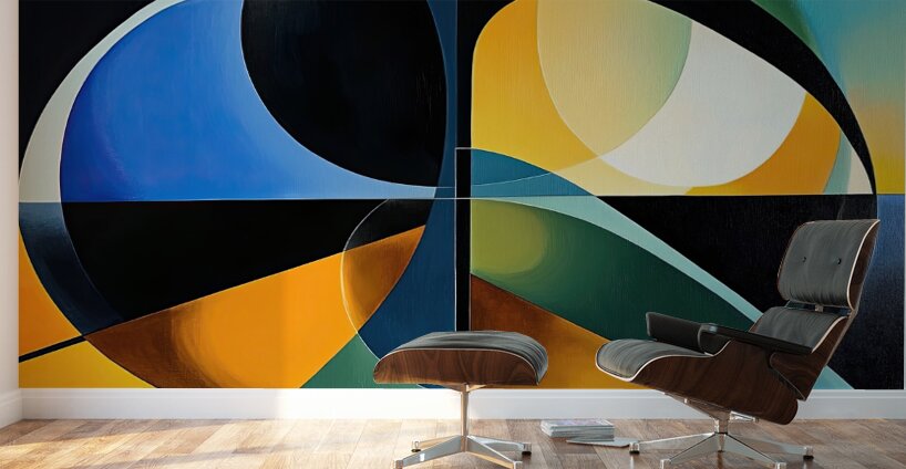 Chromatic Quadrants 49ZHP2 52 Wall Murals