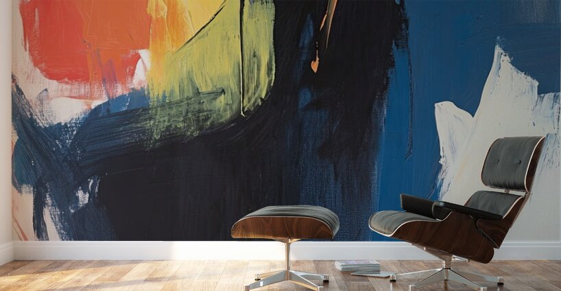 Chromatic Resonance H3P9N2 58 Wall Murals