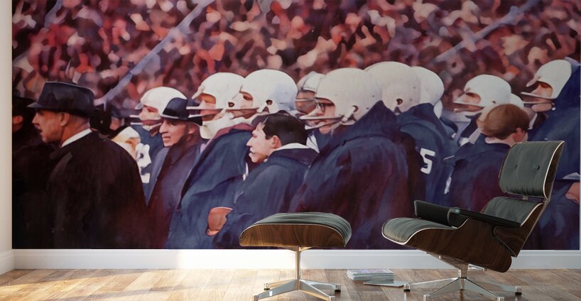 1960s Penn State Football Sideline Art Wall Murals