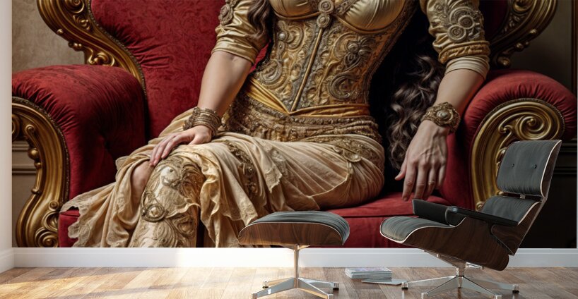  Cloaked in Elegance  Wall Murals