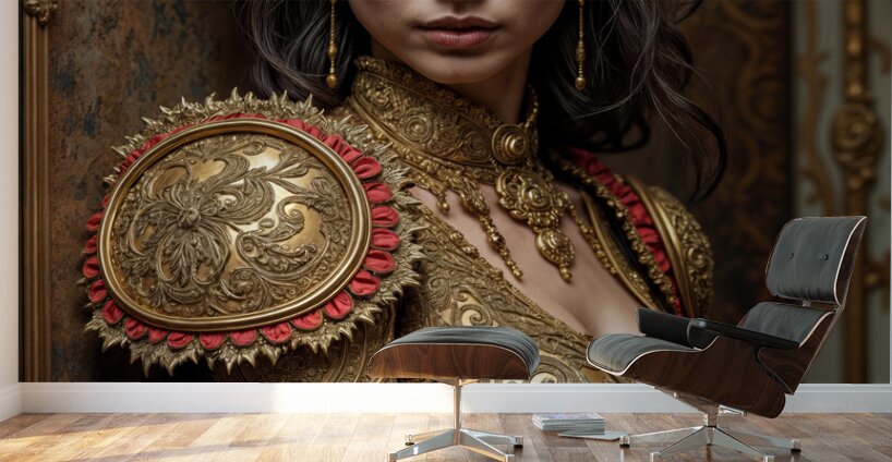 Richly Decorated  Wall Murals